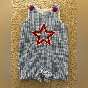 Blue and White Star Bodysuit